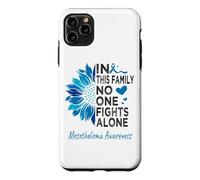 Mesothelioma awareness sunflower support Mesothelioma Case for iPhone 11 Pro Max