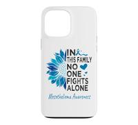 Mesothelioma awareness sunflower support Mesothelioma Case for iPhone 13 Pro Max