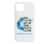 Mesothelioma awareness sunflower support Mesothelioma Case for iPhone 14 Plus