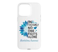Mesothelioma awareness sunflower support Mesothelioma Case for iPhone 15 Pro Max