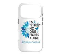 Mesothelioma awareness sunflower support Mesothelioma Case for iPhone 17 Pro