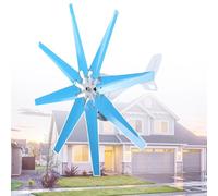 MESOVFCA 12V 8kW Wind Generator Kit with Controller - Complete Eco-Friendly Wind & Solar Power System for Home & Off-Grid Energy, Durable Turbine Accessories for Efficient Renewable Power
