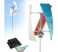 MESOVFCA 18000W Vertical Axis Wind Turbine Generator Kit - High-Efficiency Home & Boat Wind Power Solution with Smart Direction Adjustment - Eco-Friendly Renewable Energy