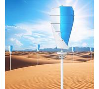 MESOVFCA 20000W Wind Turbine Generator Kit - 10 Blade Windmill for Home, Boat & Cabin Use - High-Efficiency Renewable Energy Solution with Wind Controller for Sustainable Power