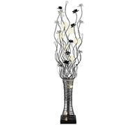 MESOVFCA Aluminum Flower Standard Lamp,LED Vase Decoration Floor Lamp Standing Lamp for Living Room Bedroom Bedside Lamp