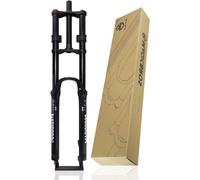 MESOVFCA DH Mountain Bike Suspension Fork 26/27.5/29'' MTB Air Fork Travel 160Mm 1-1/8 Straight Double Crown Fork Manual Lockout QR 9MM