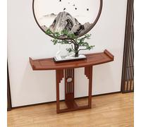 MESOVFCA Farmhouse Wood Console Table, Wooden Rectangular Sofa Table Behind The Couch, Sturdy & Reliable Structure Sofa Table, for Hallway, Foyer, Entrance, Living Room, Small & Narrow(160cm/63in)