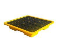 MESOVFCA Heavy-Duty Spill Containment Tray -Polyethylene Solution for Industrial Warehouses Factories & Oil Spills - Perfect for Hazardous Material Safety