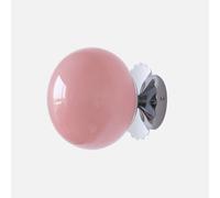 MESOVFCA Modern Cream Glass Wall Sconce Bauhaus Art Wall Light Fixture Nordic Retro Hardwired Metal Wall Lamp 7 Inch Globe Kids Room Bedroom Bedside Wall Mount Lights, Milk White/Cream/Cream Pink