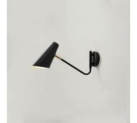 MESOVFCA Modern Reading Wall Sconce Light Artistic Swing Arm Led Light for Wall Mounted Bedroom Mid Century Study Room Wall Lighting Fixture for Living Room Kitchen Island Restaurants Cafes/White