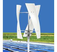 MESOVFCA Wind Turbine Generator Kit, 12000W Portable Vertical Helix Wind Power Turbine Generator with MPPT Controller Home Outdoor Power Generation Home, Home Power Energy Kit,220V
