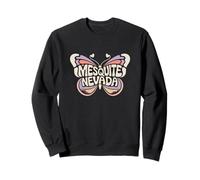 Mesquite Butterfly - Nevada Desert City Name Word Art Sweatshirt