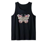 Mesquite Butterfly - Nevada Desert City Name Word Art Tank Top