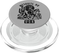 Mesquite Nevada USA Cowboy Horse Vintage Style Design PopSockets PopGrip for MagSafe