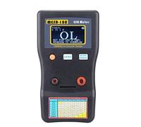 MESR-100 Capacitor Tester Ohm Meter Professional Internal Measuring Circuit Tester with SMD Test Clip Auto-Ranging Low Ohm Meter 100 KHz Sine In Circuit Testing