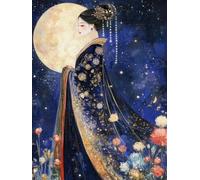 Mesribandy 5D Diamond Painting Kits Classic Woman DIY Full Drill Painting Rhinestone Pictures Arts Crafts for Home Wall Decor 50x70 cm