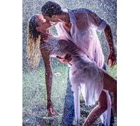 Mesribandy 5D Diamond Painting Kits Lovers' kiss DIY Full Drill Painting Rhinestone Pictures Arts Crafts for Home Wall Decor 40x50 cm