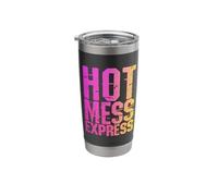 Mess Express Hot Funny Boss Manager Mom Teacher Retro Stainless Steel Insulated Tumbler