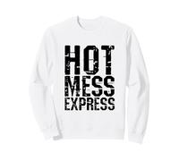 Mess Express Hot Funny Boss Manager Mom Teacher Retro Sweatshirt