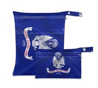 Mess-Proof Dry Bags 2 Pack United States Military Us Army Flag Blue