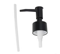Mess Shower Gel Press Head Soft Sealing Gasket, Leak Proof Design (Matte Black)