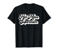Mess Supervisor Hot Funny Boss Manager Mom Teacher Retro Value Graphic T-Shirt
