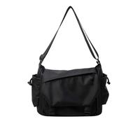 Message Bag for Women Mens Adjustable Strap Shoulder Bag Zippered Casual Oxford Fabric Student School Crossbody Bag