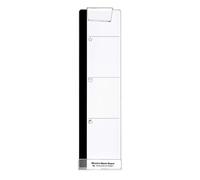 Message Board Holder - Computer Monitor Side Note Holder, Removable Acrylic Memo Panel for Screen Edge, Convenient Sticky Note for Office Desk, School, Dorm Room, Study, Home Working Setup