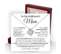 Message Card Necklace Mothers Day Gift from Son Girlfriend to Boyfriend Gift for Mom Sentimental Birthday Gift Christmas Gift for Mother from Daughter Jewelry Gift for, Una talla, Stainless Steel