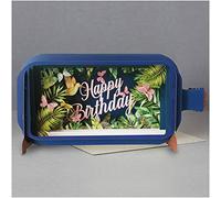 Message in A Bottle 3D Pop Up Greeting Card - Happy Birthday Butterflies