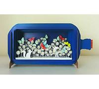 Message in a Bottle Cats Butterflies & Flowers Pop-Up Card (MIB028)