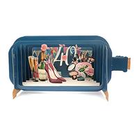 Message in A Bottle Champagne 40th Pop Up Birthday Greeting Card by Alljoy Cards MIB101