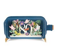 Message in A Bottle Flowers 80th Pop Up Birthday Greeting Card by Alljoy Cards MIB109
