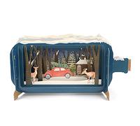 Message In A Bottle Home For Xmas Pop Up Christmas Greeting Card By Alljoy Cards XMIB051