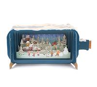 Message In A Bottle Ice Skating Pop Up Christmas Greeting Card By Alljoy Cards XMIB049
