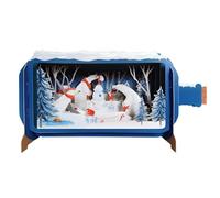 Message In A Bottle Polar Bear Family Pop Up Christmas Card By Alljoy Cards XMIB080