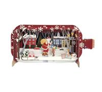 Message in A Bottle Santa Delivering Gifts Pop Up Christmas Greeting Card XMIB109