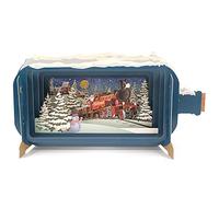 Message In A Bottle Santa Express Pop Up Christmas Greeting Card By Alljoy Cards XMIB056