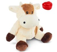 Message in a Cuddle Cuddly toy Cow with message | length of cuddly toy: +/- 45 cm | including voice recording module/voice recorder knuffel boodschap
