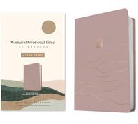 Message Women s Devotional Bible Large Print (Leather-Look, Dusty Blush), The