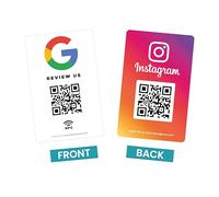 MESSAGENES PVC Google + Instagram Parent 1 Unit, Rectangular 12 x 8 cm