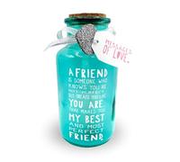 Messages Of Love Light Up Jar Friend | Birthday Unisex | Home Décor | 2 x AA, Multi, OneSize