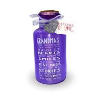 Messages Of Love Light Up Jar Grandma | Birthday Unisex | Home Décor | 2 x AA, Multi, 2 Count (Pack of 1)