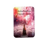 Messages of your soul oracle cards, 47 cards, 11 x 7.5 cm, German, with organza bag