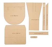 Messenger Bag Acrylic Stencil, Clear Transparent Shoulder Bag Template, Precise Cut DIY Leather Craft Tool with Light Weight Design for Handbag Making and Crafting Projects