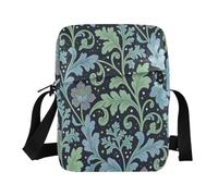 messenger bag Seaweed Leaf Blue Flower William Morris | messenger bag Small Crossbody Bag Women Aged 5-12 Shoulder Hand Bags Everyday Purses