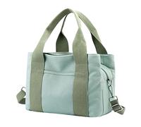Messengers With Laptop Pockets Canvas Bag Casual Handbag Bag Work Class Handbag In Leather (Green, One Size)