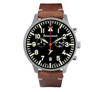Messerschmitt Aristo ME-3H270-VL Men's Watch Aviator Chronograph Leather