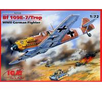 ICM 1:72 - Messerschmitt Bf 109E-7/Trop, WWII Fighter