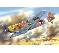 Messerschmitt Bf 109E-7/Trop, WWII German Fighter 1:72 Plastic Model Kit ICM